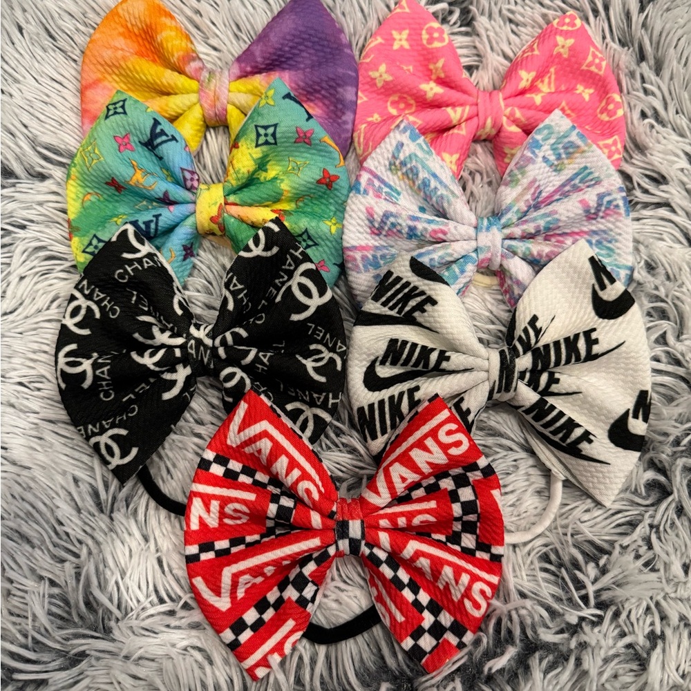 Colorful Kids Hair Bow Set